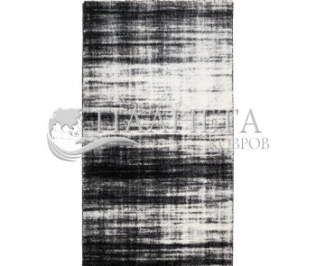 Высоковорсный ковер Fiber Shaggy 1295А Black-Dark Grey - высокое качество по лучшей цене в Украине